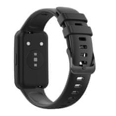 FIXED Silikónový remienok Silicone Strap pre Huawei Band 7 FIXSSTB-1053-BK, čierny