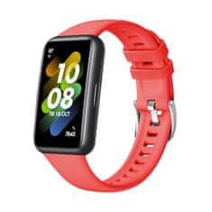 FIXED Silikónový remienok Silicone Strap pre Huawei Band 7 FIXSSTB-1053-RD, červený