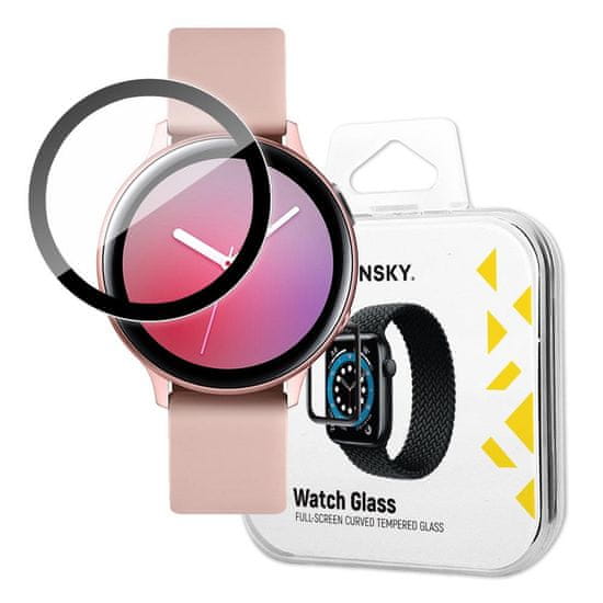 WOZINSKY Wozinsky ochranné sklo na hodinky pre Samsung Galaxy Watch Active 2 40mm - Čierna KP24793