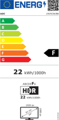 AOC 24V5CW - LED monitor 23,8" (24V5CW/BK)