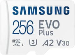 SAMSUNG EVO Plus SDXC 256GB UHS-I (Class 10) + adaptér (MB-MC256KA/EU)