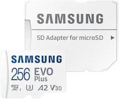 SAMSUNG EVO Plus SDXC 256GB UHS-I (Class 10) + adaptér (MB-MC256KA/EU)