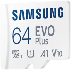 SAMSUNG EVO Plus SDXC 64GB UHS-I (Class 10) + adaptér (MB-MC64KA/EU)