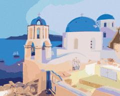 ZUTY Diamantové maľovanie - SANTORINI, GRÉCKO (TED DAVIS) YES 40x50 cm