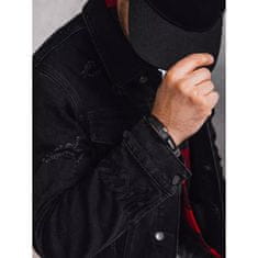 Dstreet Pánska bunda džínsová TEODOR čierna tx4374 S