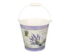 NOHEL GARDEN Set vedier LAVENDER DE PROVENCE plechový d11,13,15cm 3ks