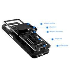 IZMAEL Hybrid armor Camshield pre Samsung Galaxy Z Flip 3 - Čierna KP24931