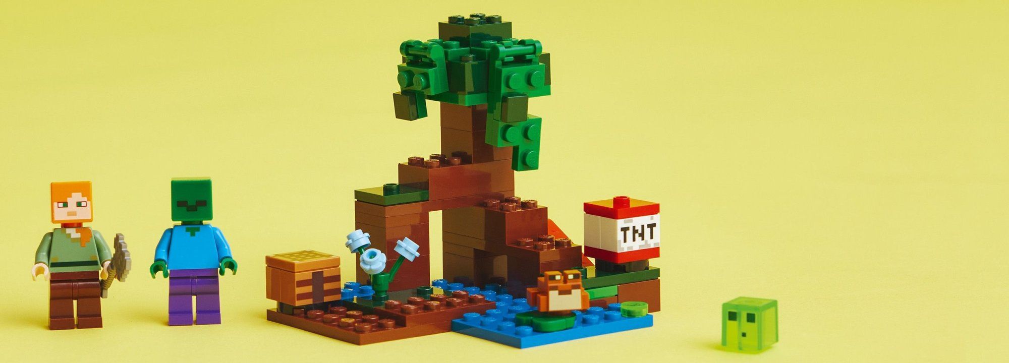 LEGO Minecraft 21240 Dobrodružstvo v bažine