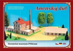 Anenská baňa - Banícke múzeum Příbram - Stavebnica papierového modelu