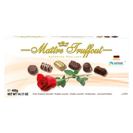 Maitre Truffout bonboniera 400g ruža