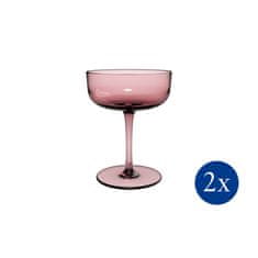 Villeroy & Boch Súprava širokých pohárov na šampanské z kolekcie LIKE GLASS GRAPE, 2 ks