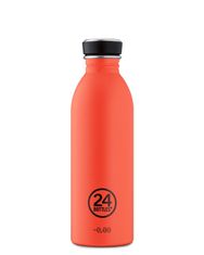 24Bottles Fľaša Urban Bottle Pachino - 500 ml, oranžová/červená