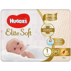 Huggies HUGGIES Extra care Plienky jednorazové 1 (2-5 kg) 26 ks