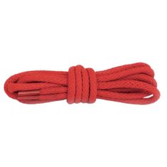 Kaps Okrúhle červené bavlnené šnúrky do topánok dĺžka 45 cm