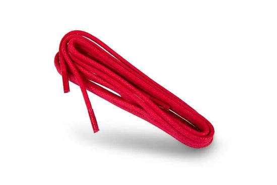 Kaps Okrúhle červené voskované šnúrky do topánok