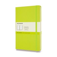 Moleskine Zápisník - tvrdé dosky L, čistý, limetka