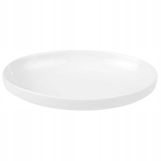 Ambition Porcelánový tanier na občerstvenie biely 20 cm