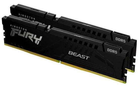 Kingston 16GB 5600MHz DDR5 CL40 DIMM (Kit of 2) FURY Beast Black