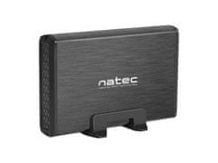 Natec Externý box pre HDD 3,5" USB 3.0 Rhino, čierny, vrátane napájacieho adaptéra