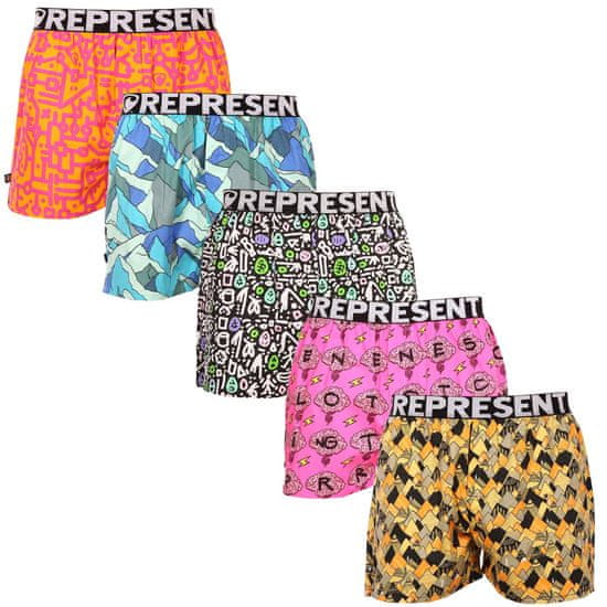 Represent 5PACK pánske trenky exclusive Mike (R2M-BOX-071012314950)