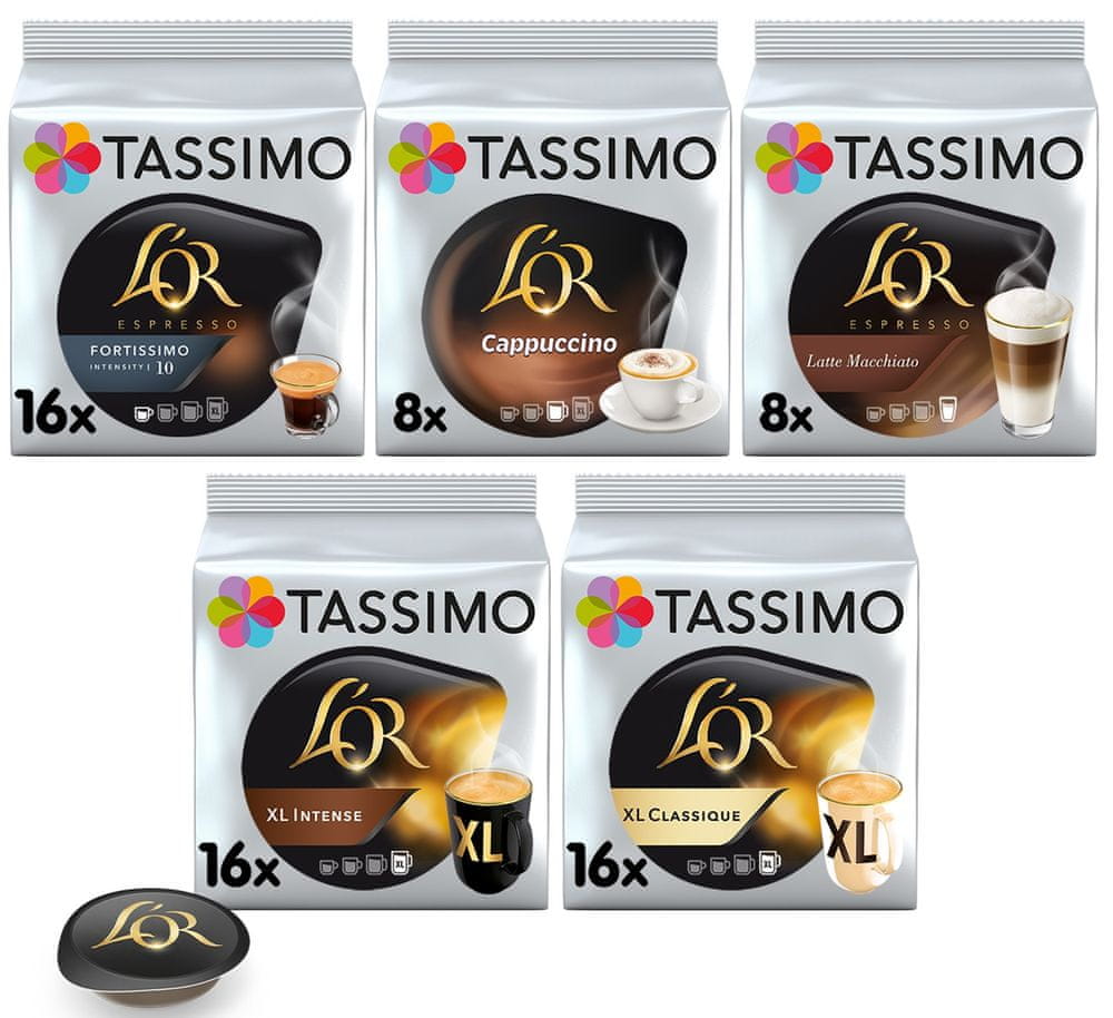 Tassimo kapsule L\'OR VARIAČNÝ BOX 64 porcií