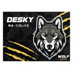 Dosky na číslice - Vlk