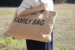 Childhome Cestovná taška Family Bag Teddy Beige