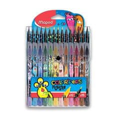 Maped Set Color´ Peps Monster Markers 12ks + 15ks pasteliek