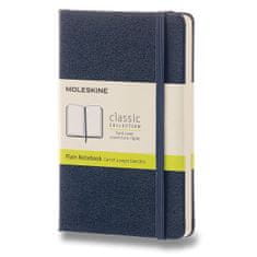 Moleskine Zápisník - tvrdé dosky S, čistý, modrý