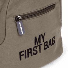 Childhome Detský batoh My First Bag Canvas Khaki