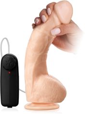 XSARA Realistický tělový vibrátor mega penis "alexander lee" - 70687129
