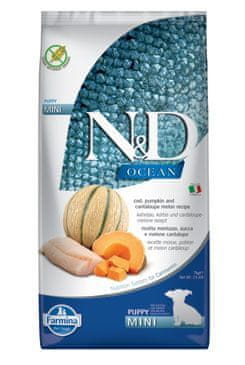 N&D OCEAN DOG Puppy Mini Codfish & Pumpkin & Melón 7kg