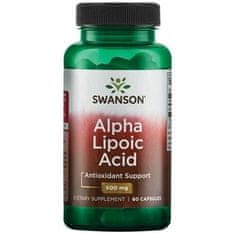 Alpha Lipoic Acid (Kyselina Alfa lipoová), 600 mg, 60 kapsúl