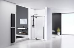 REA Sprchové dvere FARGO BLACK MAT 110 cm