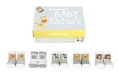 Cucamelon Detské veselé ponožky CUCAMELON BABY SAFARI, 0-12 mesiacov