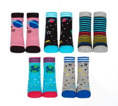 Cucamelon Detské veselé farebné ponožky CUCAMELON LITTLE STAR, 1-2 roky