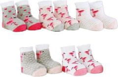 Cucamelon Detské veselé farebné ponožky CUCAMELON FLAMINGO, 0-12 mesiacov