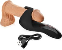 XSARA Pulsační orální masturbátor orgasmový masažér penisu - 10 funkcí - 71082408