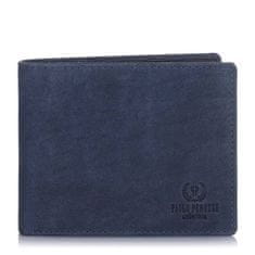 PAOLO PERUZZI Kožená peňaženka s rfid systémom in-03 navy blue