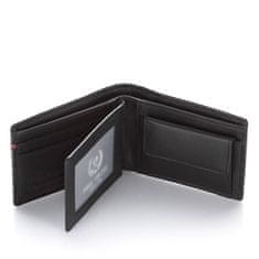 PAOLO PERUZZI Pánska kožená peňaženka čierna in-12 rfid