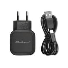 Qoltec Sieťová nabíjačka 17W | 5V | 3,4A | 2xUSB + MicroUSB kábel