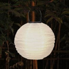 LUMILED Solárne záhradné svietidlo LED závesné LAMPIÓN FELISI 20cm