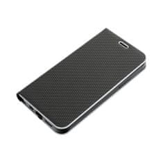 MobilMajak Puzdro / obal na Samsung Galaxy A14 4G čierny - kniha LUNA Book Carbon