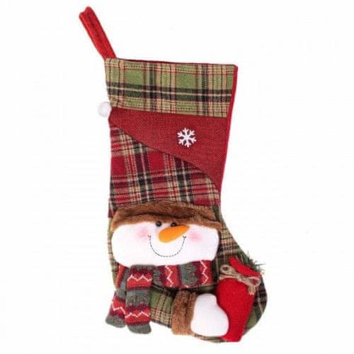Springos Vianočná ponožka SPRINGOS CA0308 - snehuliak