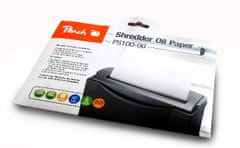Peach olejový papier na údržbu skartovačiek Shredder Service Kit PS100-00, 12 listov