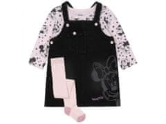 Disney Disney Minnie Mouse Dojčenská súprava džínsové šaty, blúzka, pančucháče, pre dievčatko 18-24 m 92 cm
