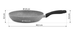 De Gusto Panvica STONITE 24 cm s odnímateľnou rukoväťou