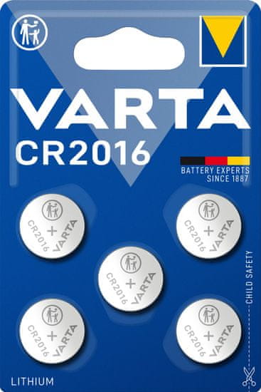 VARTA CR2016, 5ks