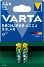 VARTA nabíjecí batérie Solar AAA 550 mAh, 2ks