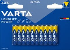 VARTA batérie Longlife Power 20 AAA (Double Blister)